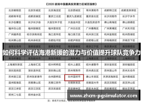 如何科学评估海港新援的潜力与价值提升球队竞争力