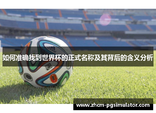 如何准确找到世界杯的正式名称及其背后的含义分析