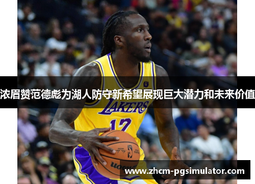浓眉赞范德彪为湖人防守新希望展现巨大潜力和未来价值