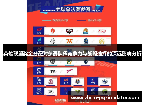 英雄联盟奖金分配对参赛队伍竞争力与战略选择的深远影响分析
